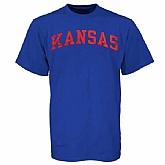 Kansas Jayhawks Arch WEM T-Shirt - Royal Blue,baseball caps,new era cap wholesale,wholesale hats